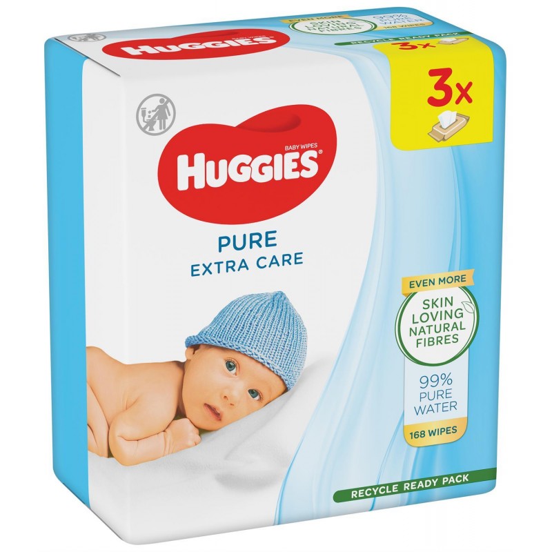 HUGGIES Lingettes Pure Extra Care X3 - Marché Du Coin