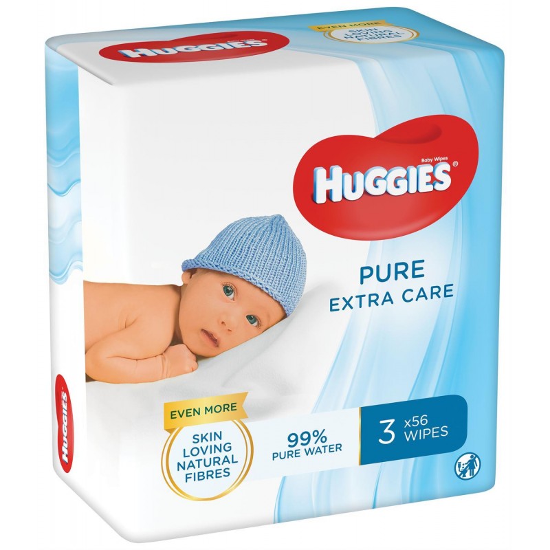 HUGGIES Lingettes Pure Extra Care X3 - Marché Du Coin