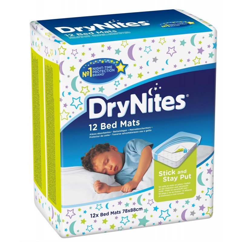 HUGGIES Drynites Bed Mats Alèse Jetable Maxi Pack X12 - Marché Du Coin