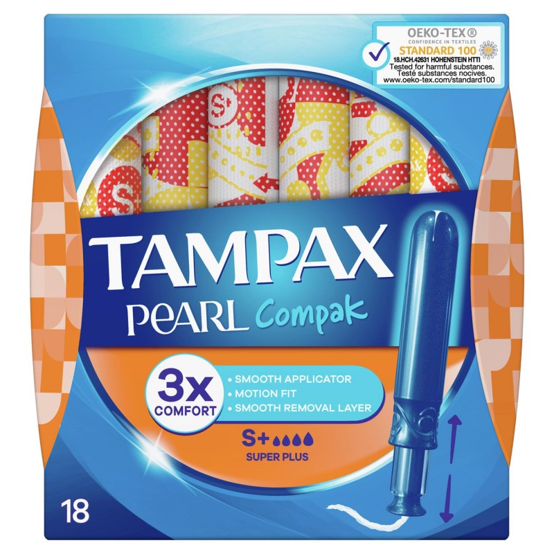 TAMPAX Compak Pearl Super Plus X18 - Marché Du Coin