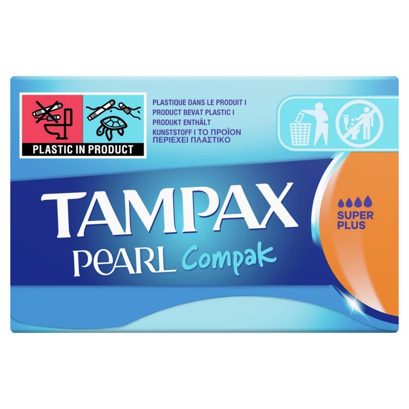 TAMPAX Compak Pearl Super Plus X18 - Marché Du Coin