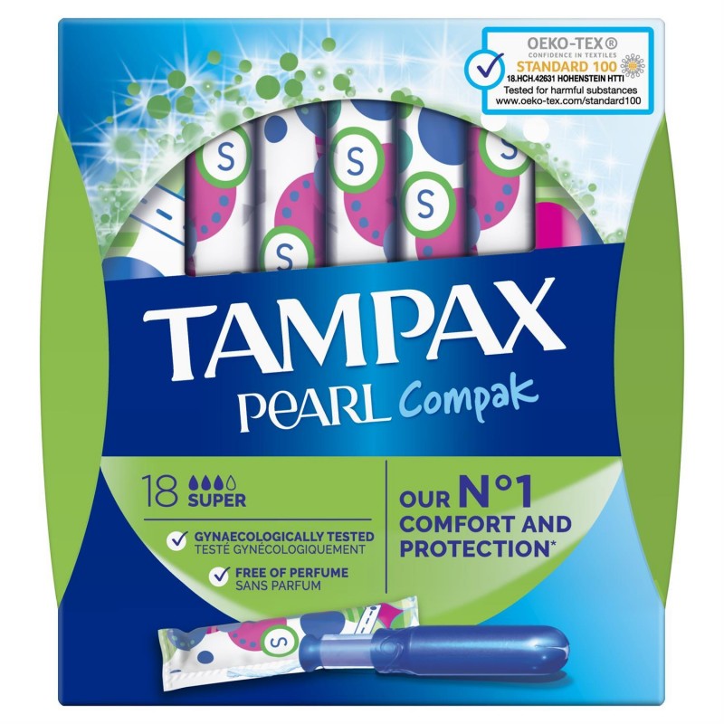 TAMPAX Compak Pearl Super X18 - Marché Du Coin