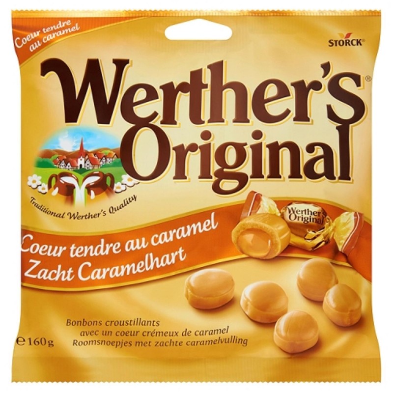 WERTHER'S ORIGINAL Coeur Tendre Au Caramel 160G - Marché Du Coin