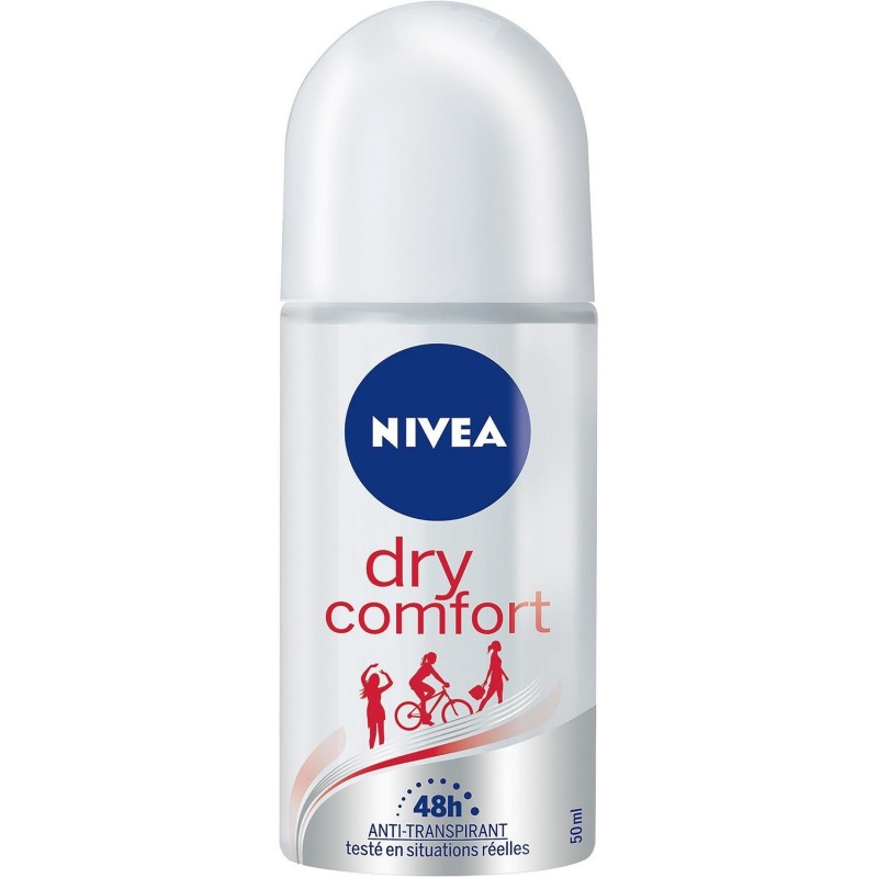 NIVÉA Déodorant Bille Femme Dry Comfort Plus 50Ml - Marché Du Coin