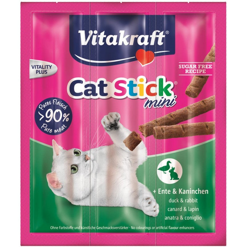 VITAKRAFT Cat Stick X3 Canard / Lapin 18G - Marché Du Coin