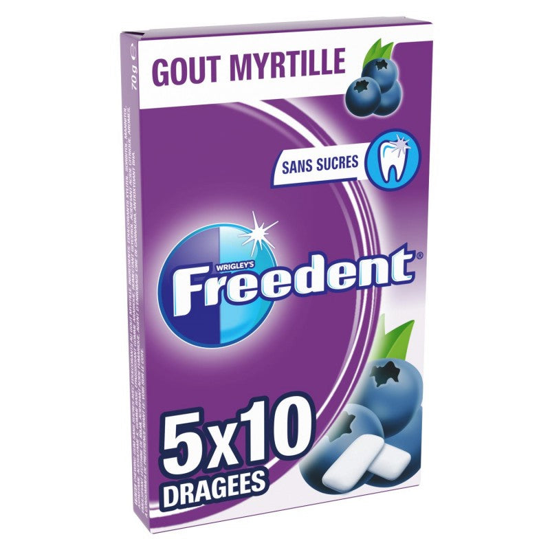 FREEDENT Myrtille Dragées 70G - Marché Du Coin
