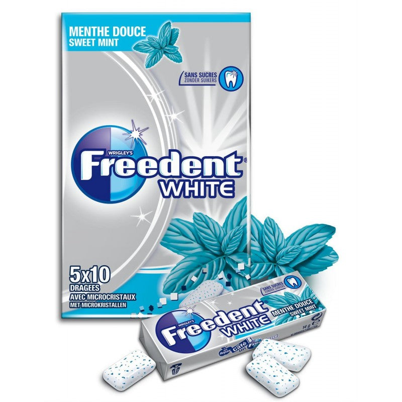 FREEDENT White Menthe Douce Dragées 70G - Marché Du Coin