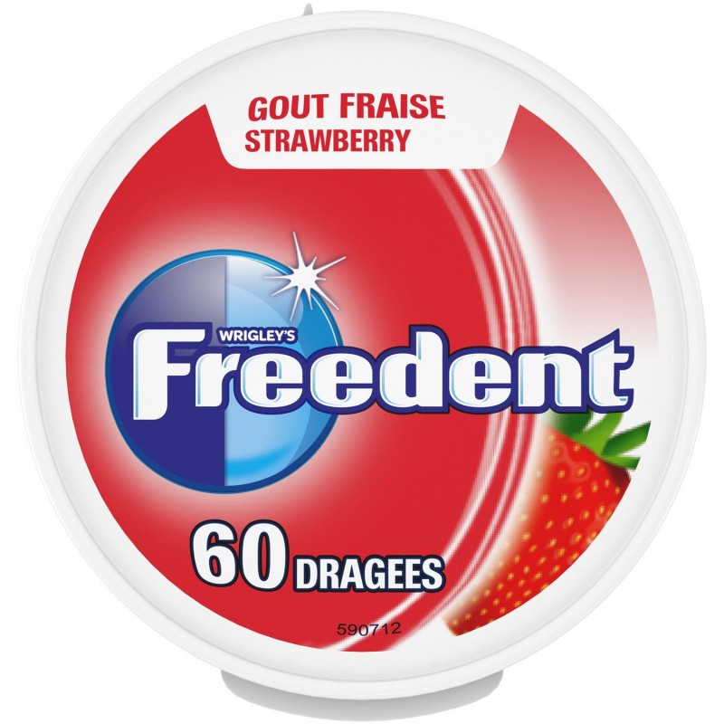 FREEDENT Fraise Box Dragées 84G - Marché Du Coin