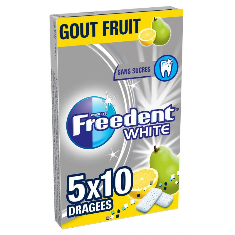 FREEDENT White Fruit Dragées 70G - Marché Du Coin