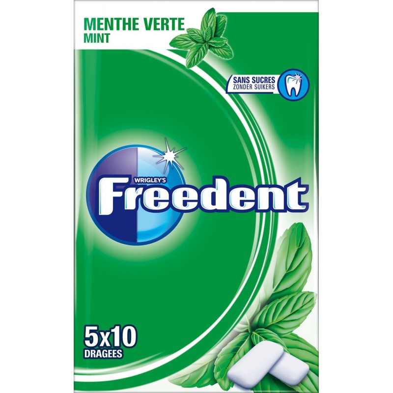 FREEDENT Menthe Verte Dragées 70G - Marché Du Coin