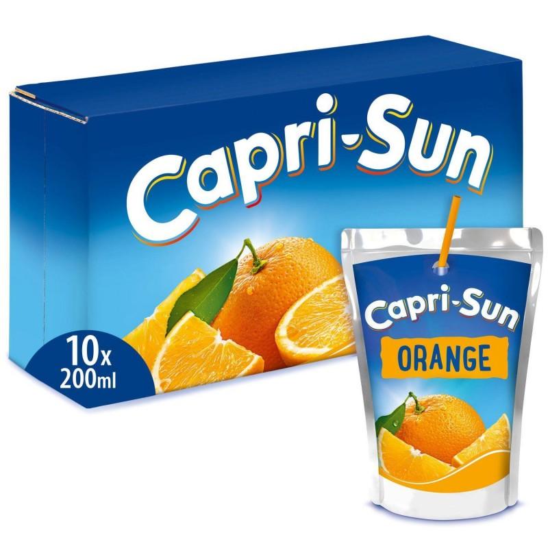 CAPRI-SUN Boisson Orange Mini-Poches 10X20Cl - Marché Du Coin