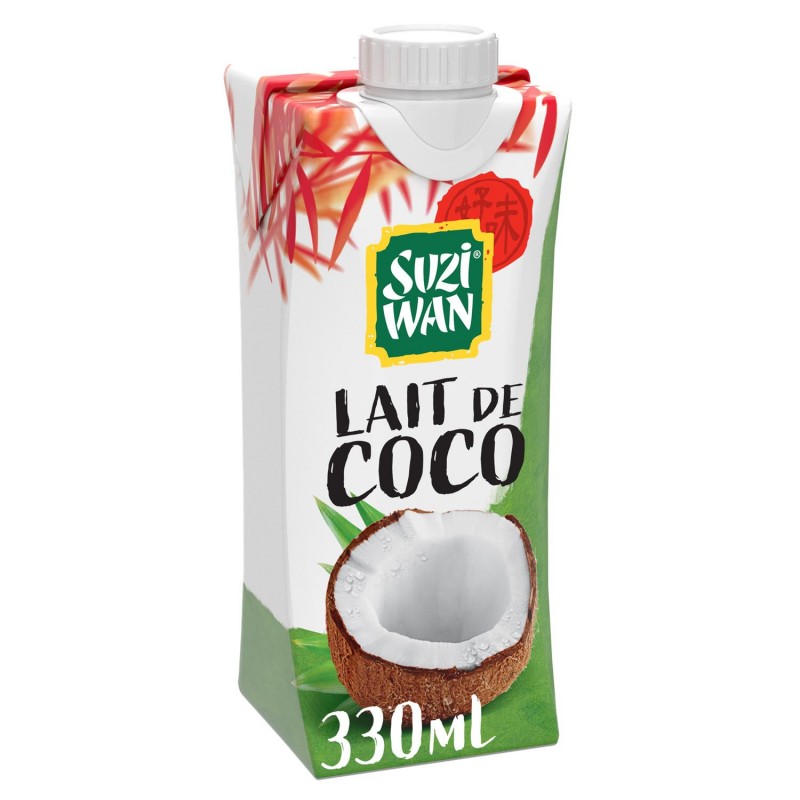 SUZI WAN Lait De Coco Refermable 330Ml - Marché Du Coin