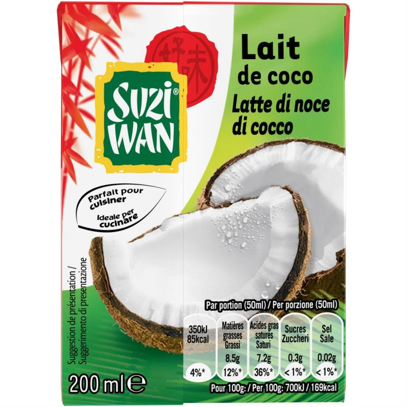 SUZI WAN Lait De Coco 200Ml - Marché Du Coin