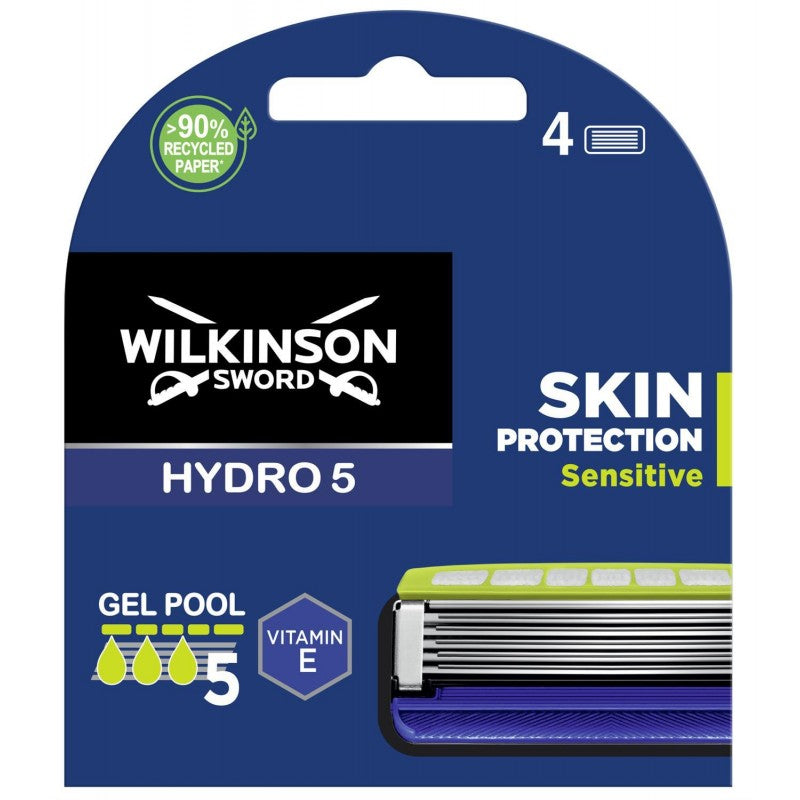 WILKINSON Lames Hydro 5 Skin Protection Sensitive X4 - Marché Du Coin