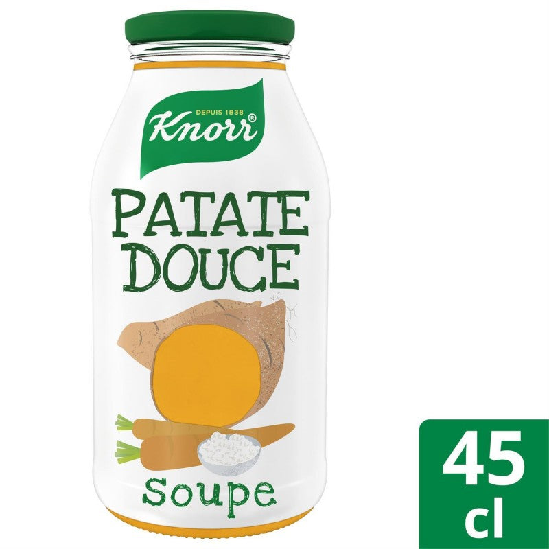 KNORR Soupe Bouteille Patate Douce Carottes Fromage Frais 450Ml - Marché Du Coin