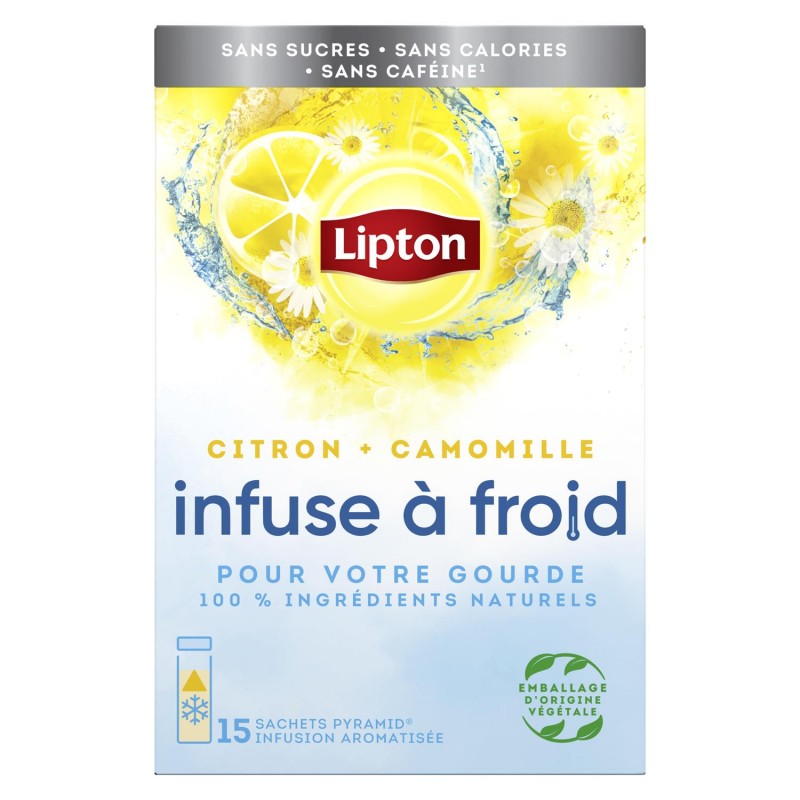 LIPTON Infusion À Froid Camomille Citron X15 35G - Marché Du Coin