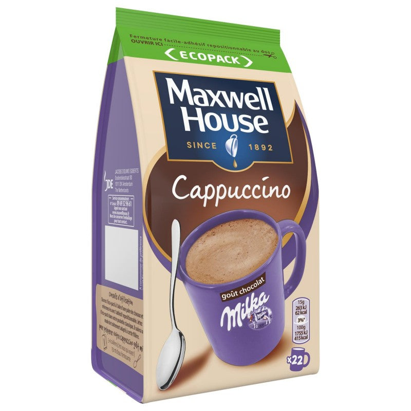MAXWELL HOUSE Cappuccino Milka 335G - Marché Du Coin