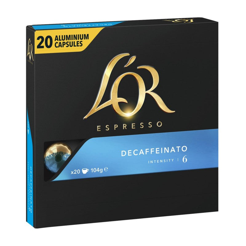 L'OR Cafe Capsules Espresso Decaf 104G - Marché Du Coin