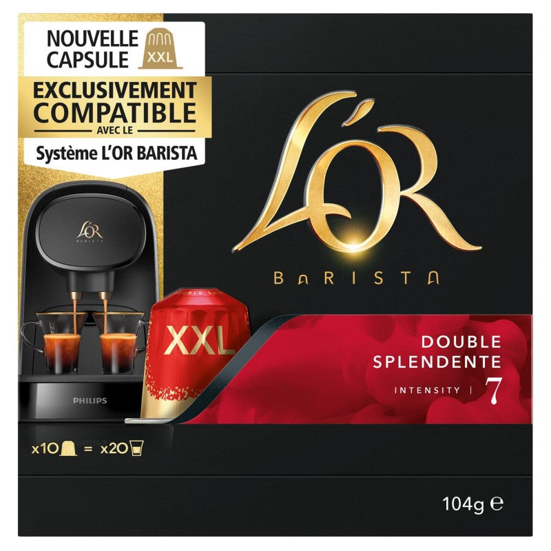 L'OR Barista Double Splendente Caps X10 104G - Marché Du Coin