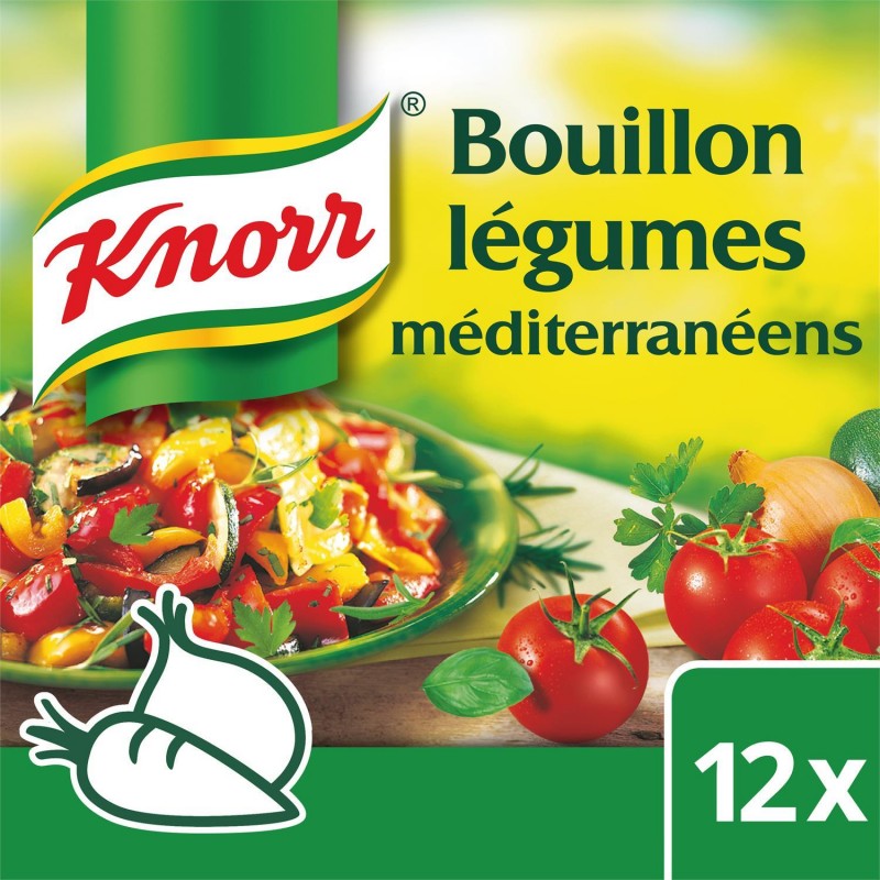 KNORR Bouillon De Légumes Mediterannéens 132G - Marché Du Coin