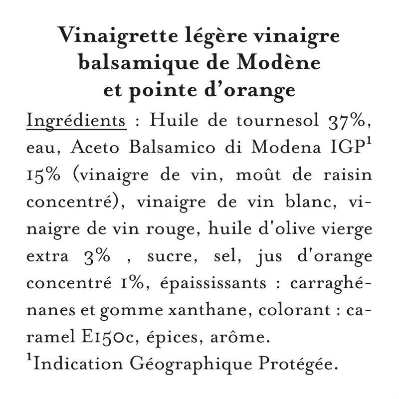 MAILLE Vinaigre Balsamique Orange 360Ml - Marché Du Coin