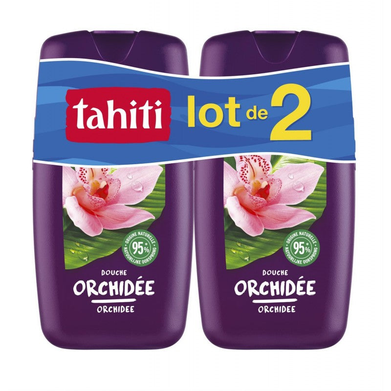 TAHITI Douche Origines Orchidee 2X250Ml - Marché Du Coin