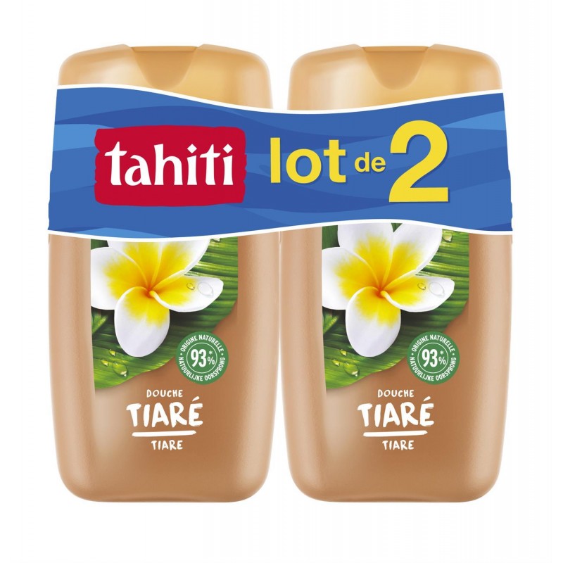 TAHITI Standard Gel Douche Tiare 2X250Ml - Marché Du Coin