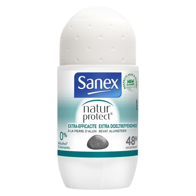 SANEX Deodorant Roll-On Natur Protect Extra Efficacite 50Ml - Marché Du Coin
