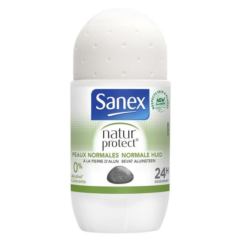 SANEX Deodorant Roll-On Nature Protect Peaux Normales 50Ml - Marché Du Coin