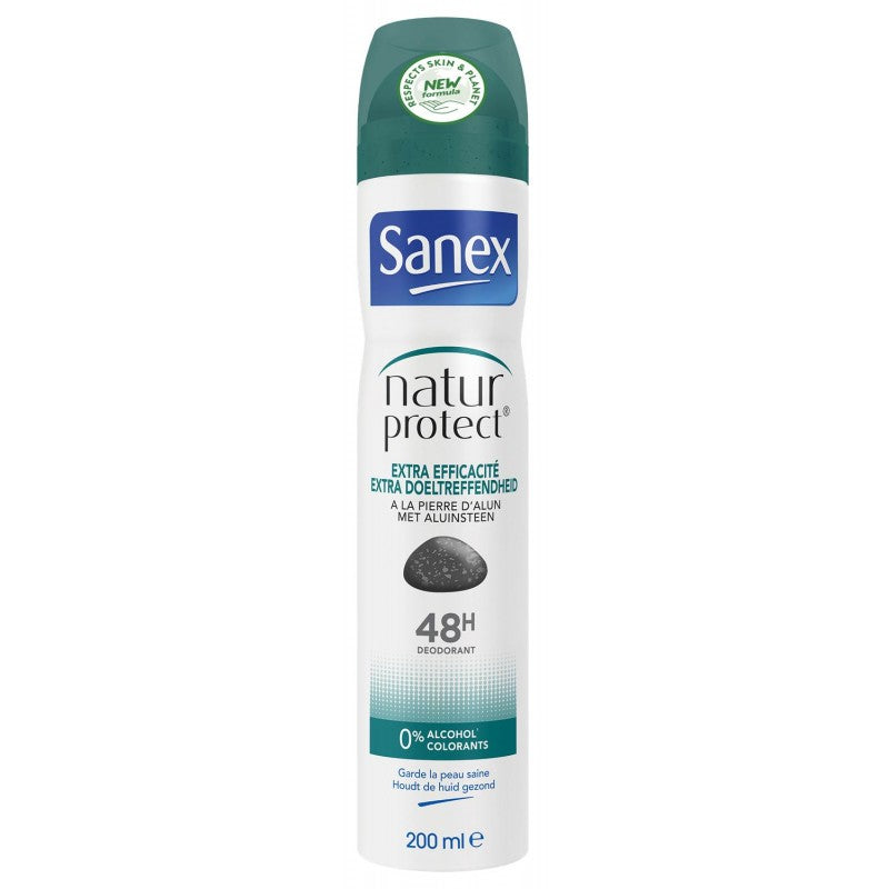 SANEX Deodorant Spray Natur Protect Extra Efficacite 200Ml - Marché Du Coin
