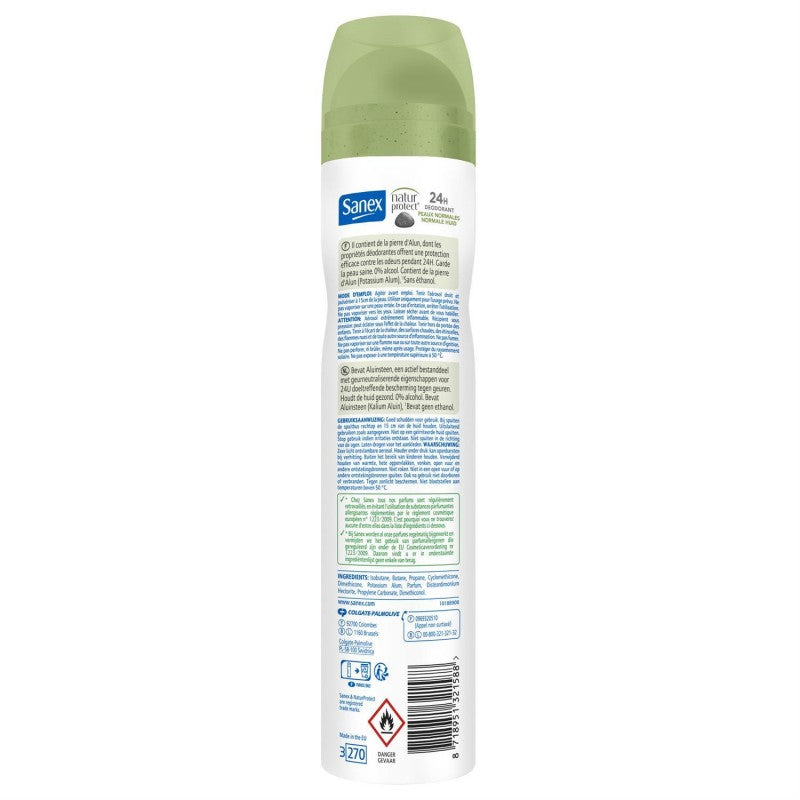 SANEX Deodorant Spray Natur Protect Peaux Normales 200Ml - Marché Du Coin