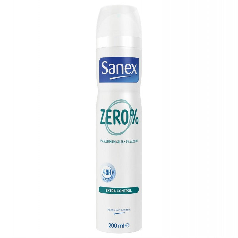 SANEX Deodorant Spray Zero% Extra Control 200Ml - Marché Du Coin
