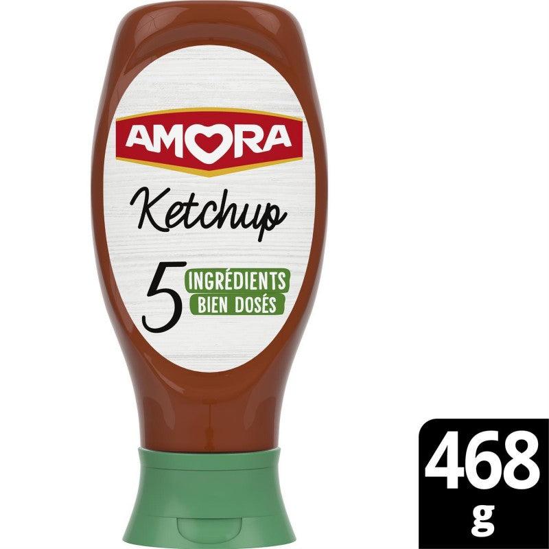 AMORA Ketchup Nature Top Down 480G - Marché Du Coin