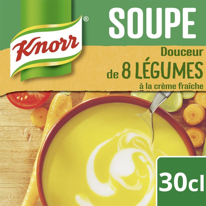 KNORR Soupe Douceur 8 Légumes 300Ml - Marché Du Coin