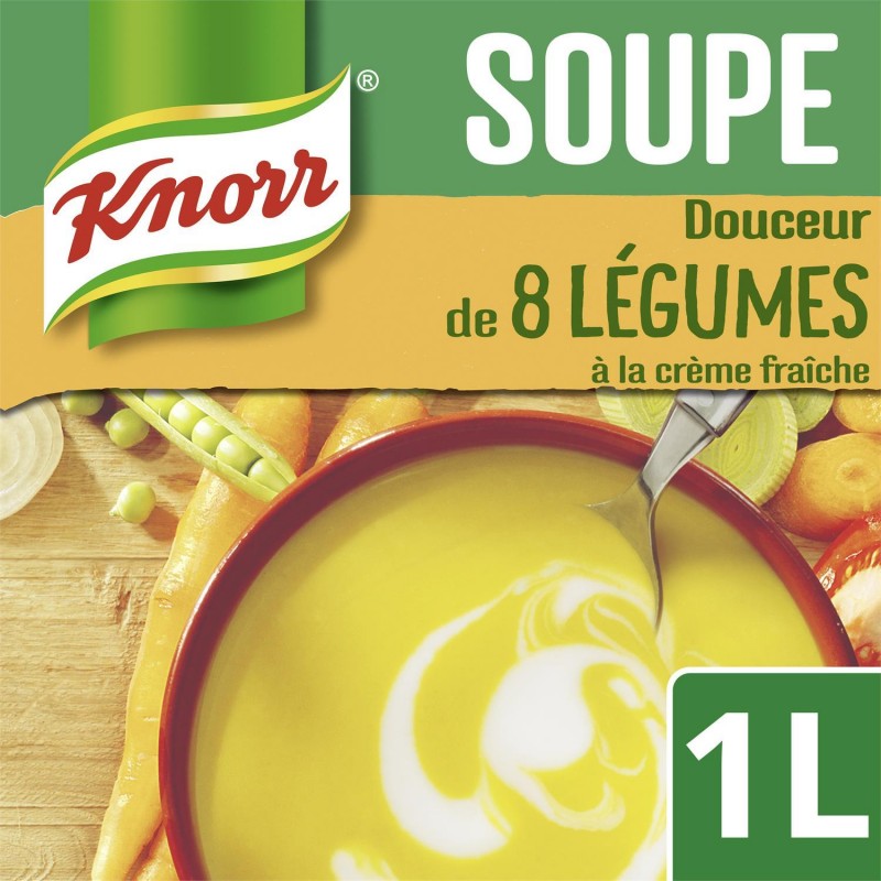 KNORR Douceur 8 Légumes À La Crème Fraiche 1L - Marché Du Coin
