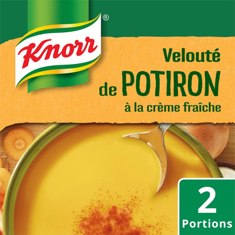 KNORR Velouté De Potiron À La Crème Fraiche 500 Ml - Marché Du Coin