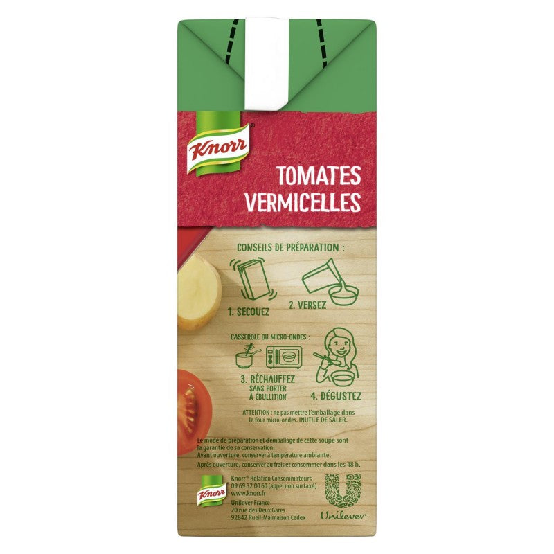 KNORR Soupe Tomates Vermicelles 1L - Marché Du Coin
