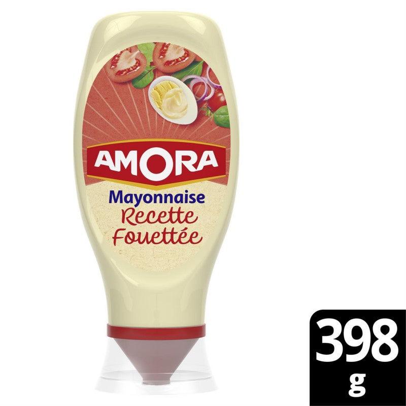 AMORA Mayonnaise Fine Recette Fouettée Aux Blancs D'Oeufs 398G - Marché Du Coin