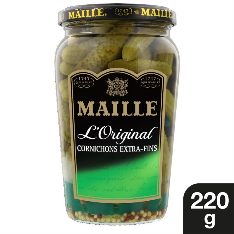 MAILLE Cornichons Extra-Fins 220G - Marché Du Coin