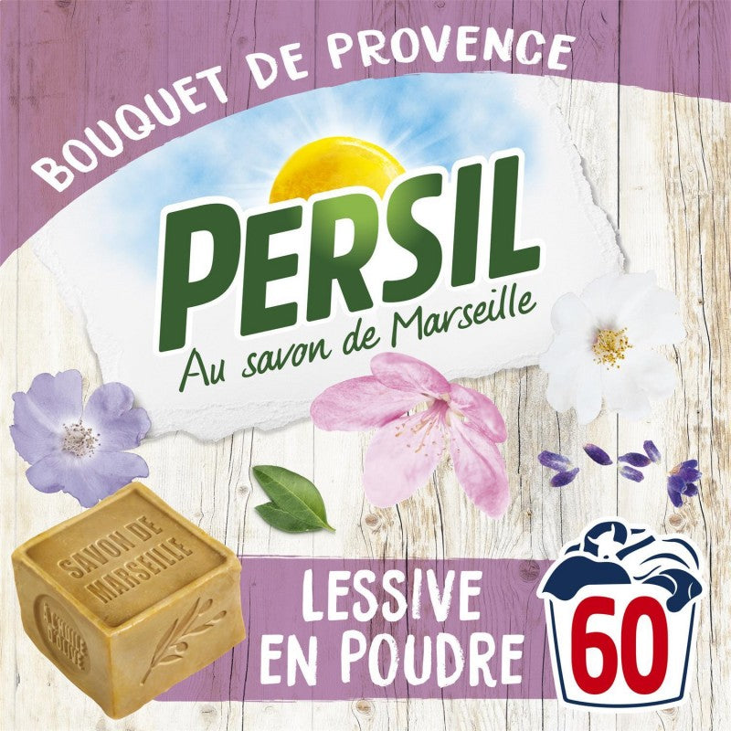 PERSIL Poudre Bouquet De Provence 60 Lavages - Marché Du Coin