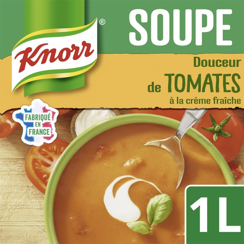 KNORR Soupe Douceur Tomate Crème Fraiche 1L - Marché Du Coin