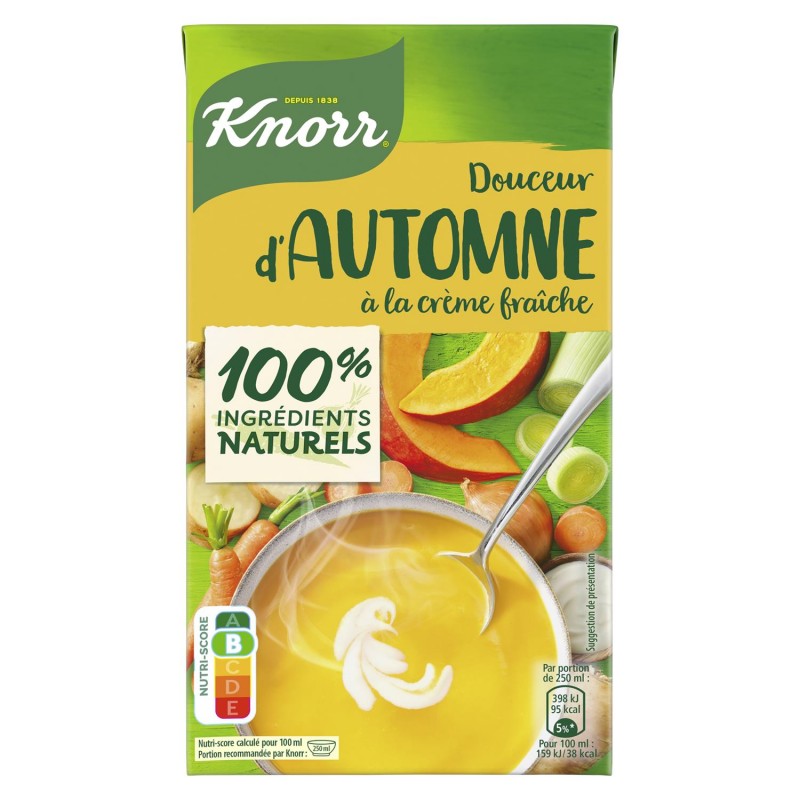 KNORR Soupe Douceur D'Automne Crème Fraiche 1L - Marché Du Coin