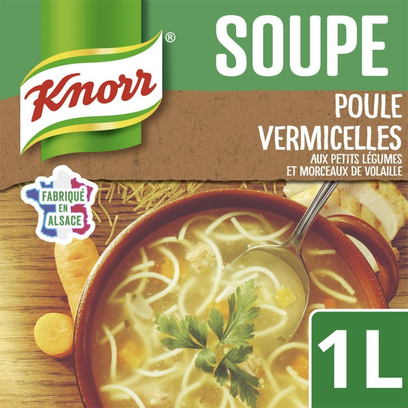 KNORR Secrets De Grand Mère Soupe Poule Vermicelle 1L - Marché Du Coin