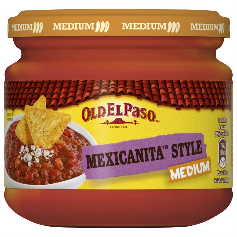 OLD EL PASO Dip Salsa Mexicanita 335G - Marché Du Coin