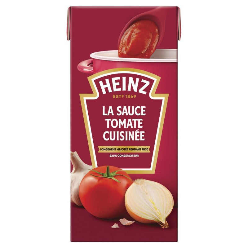 HEINZ Sauce Tomate Cuisinée Ail Et Oignons 520G - Marché Du Coin
