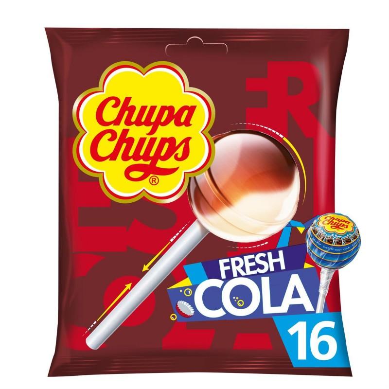 CHUPA CHUPS Sucettes Au Fresh Cola Sachet De 192G - Marché Du Coin