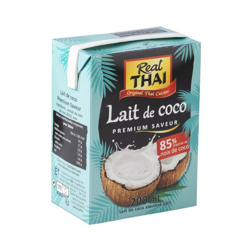 REAL THAI Lait De Coco Uht 200Ml - Marché Du Coin