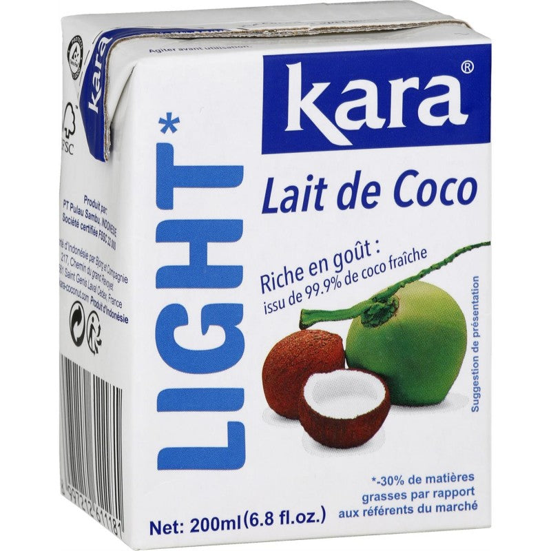 KARA Lait De Coco Light 200Ml - Marché Du Coin