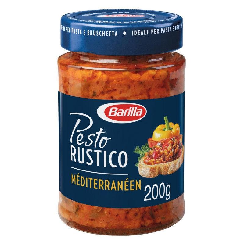 BARILLA Sauce Pesto Rustico Légumes Méditéranéen 200G - Marché Du Coin