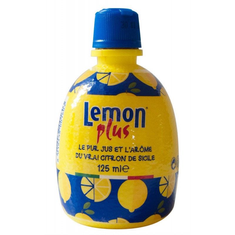 EUROFOOD Jus De Citrons Jaunes Lemon Plus Flacon De 125 Ml - Marché Du Coin